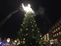 Juletræet i Ringsted blev tændt