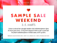 Sample Sale Weekend