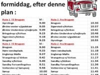 Høm Brugs Bus Køreplan.
