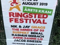 Årets plakat. Foto: Ringsted Festival.