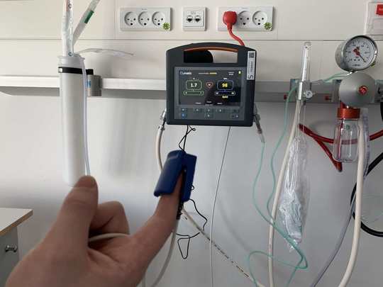 Nyt iltmålingsapparatur hjælper covid-smittede patienter på Slagelse Sygehus
