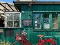 Foto: Nina Horne – Den røde cykel i Dragør