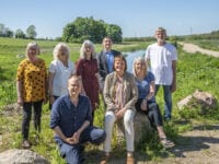 Bageste række: Birgitte Ottosen, Anne Marie Østergaard, Birgit Lindqvist, Caglayan Saglicak og Erling Jacobsen. Forreste række: Peter Helmersen, Lene Reffstrup og Britta Nielsen. Foto: Steen Olsson