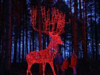 Den står på ægte julestemning på Christmas Wonderland