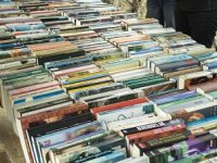 TINTE,HOLLAND - MARCH 30: many dutch books on the bookmarket in Tinte on March 30, 2013 in Tinte,Holland. This market is only once a year to introduce spring in Tinte.